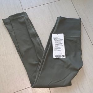 NWT lululemon Wunder Train 25” Leggings in Grey Sage
